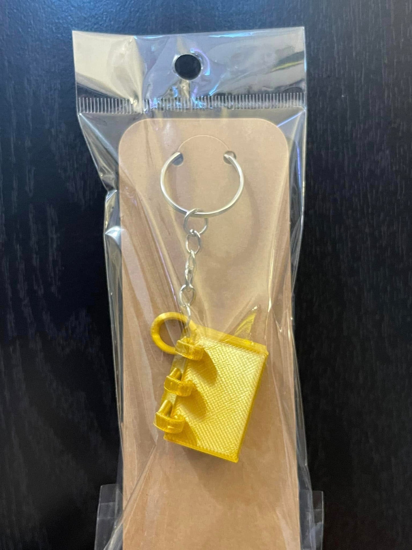 Gold Plates Key Chain