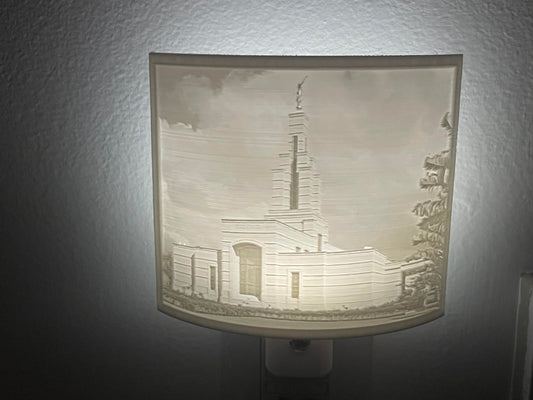 Accra Ghana Temple Night Light