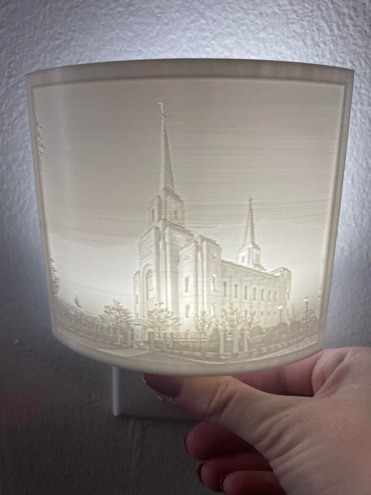 Brigham City Temple Night Light