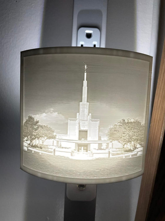 Denver Temple Night Light