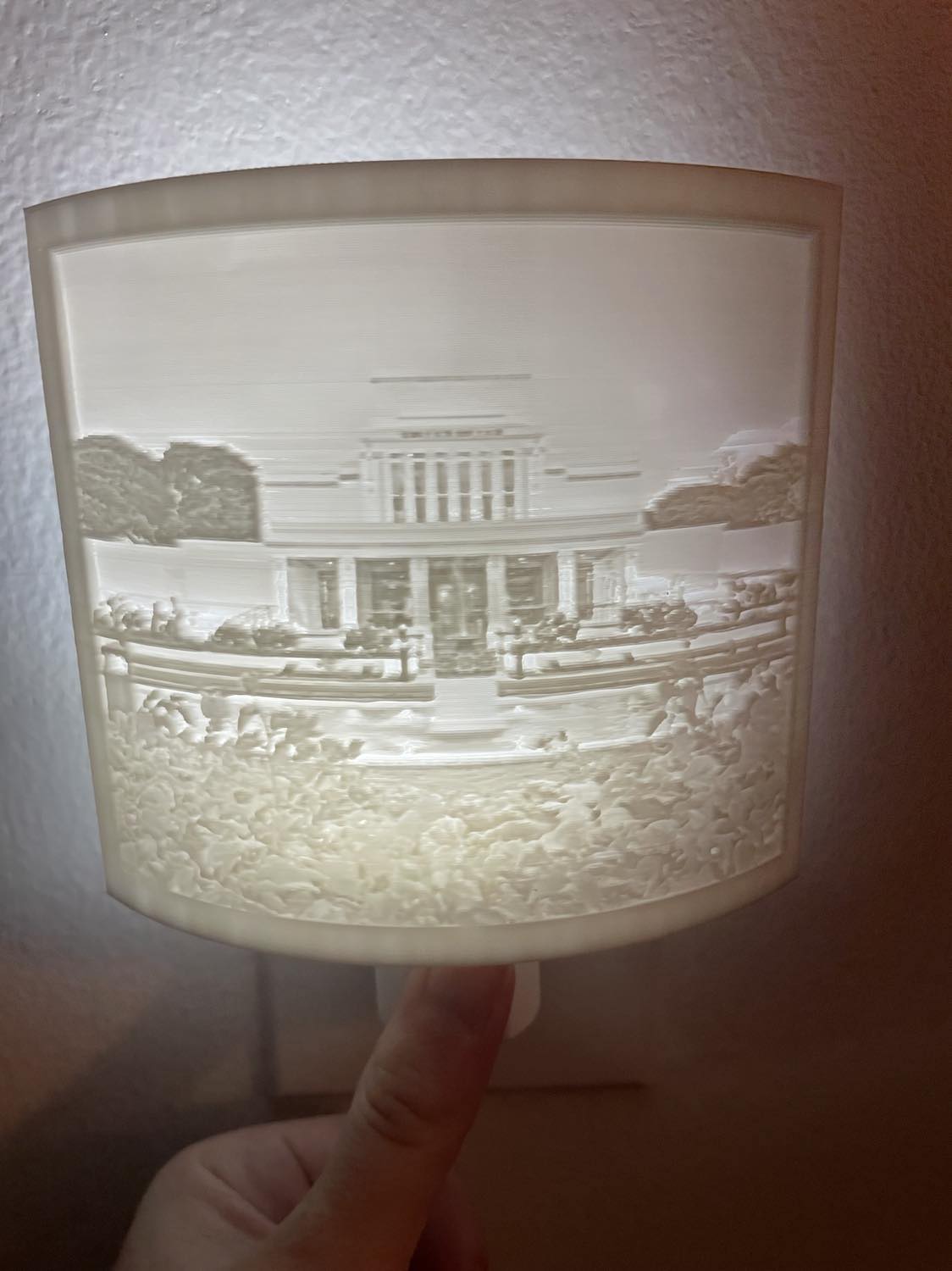 Laie Hawaii Temple Night Light