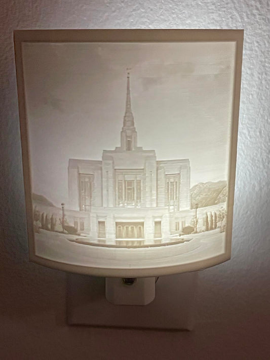 Ogden Temple Night Light