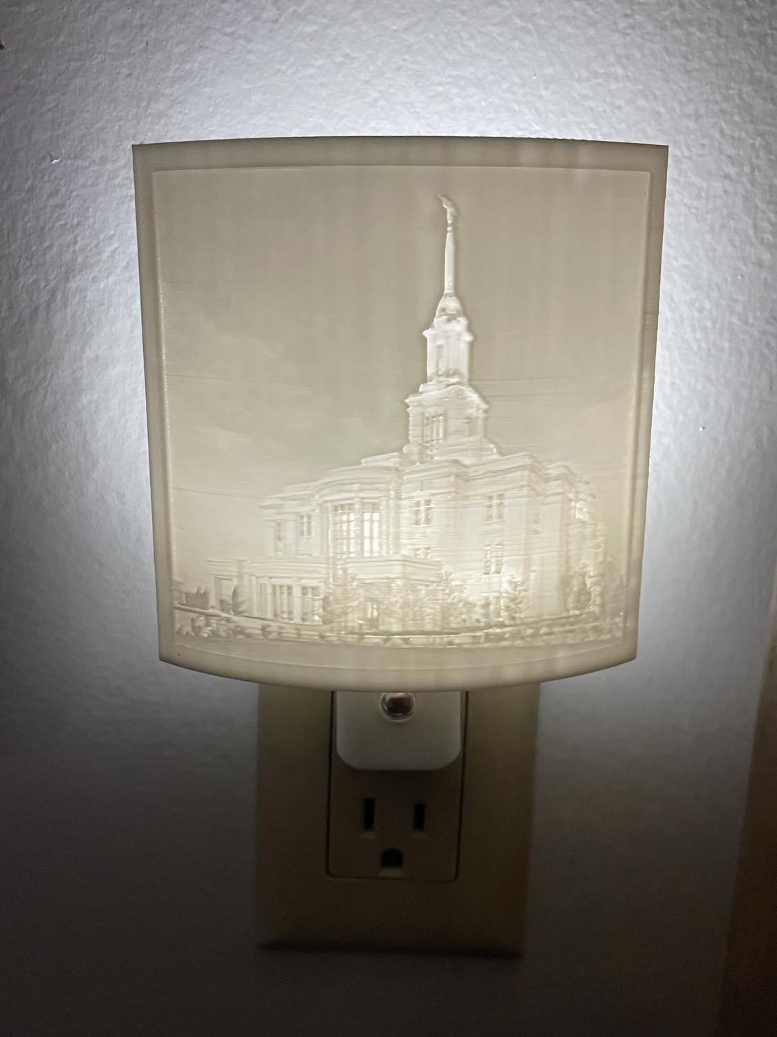 Payson Temple Night Light