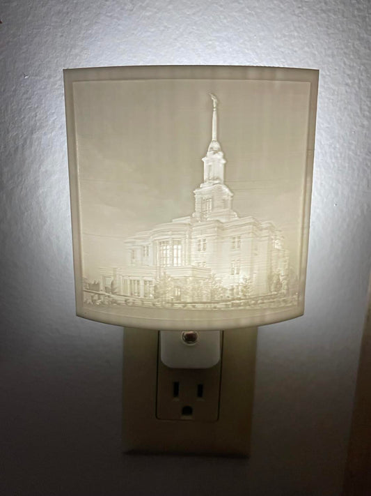 Payson Temple Night Light