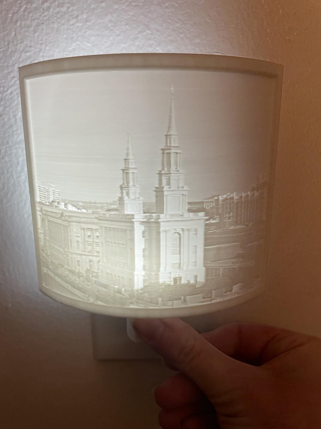 Philadelphia Temple Night Light