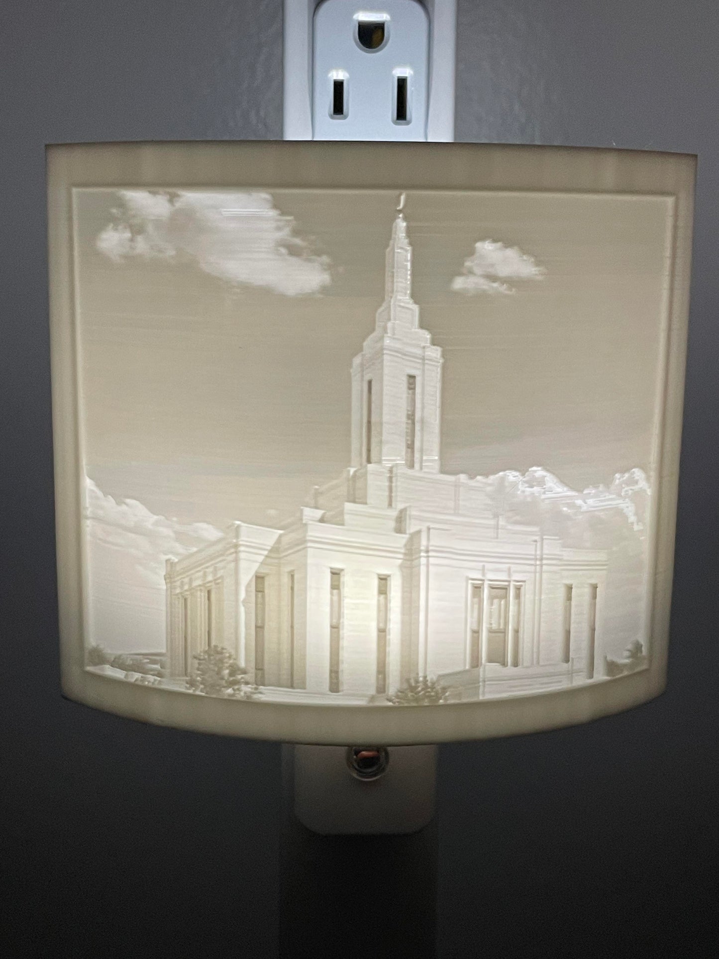 Pocatello Temple Night Light