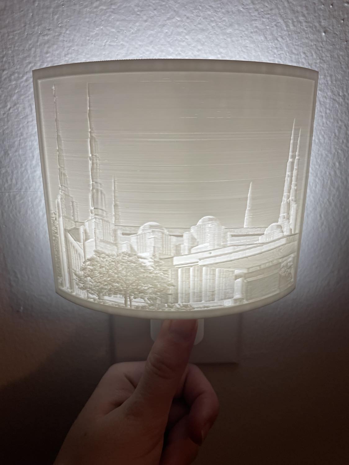 Portland Temple Night Light