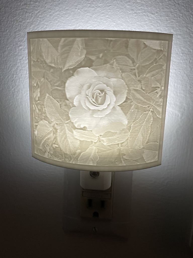 Rose Night Light