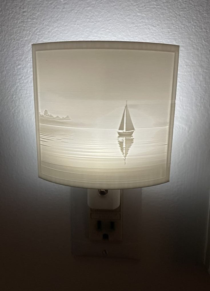 Ship Sailing Night Light