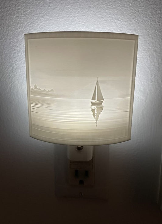 Ship Sailing Night Light