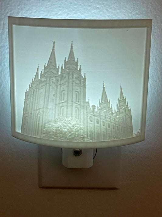 Salt Lake Temple Night Light